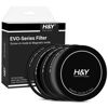Picture of H&Y 77mm ND Filter IRND8 IRND64 IRND1000 ND Filter Neutral Density Filter Camera Lens ND Filter Screw in and Magnetic Lens Filter 2 in 1 with Magnetic Adapter Ring, EVO Series Landscape ND Kit