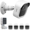Picture of Wall Mount for Blink Outdoor 4th Gen and Blink Outdoor 3rd Gen, 4 Pack Weatherproof Protective Housing and 360 Degree Adjustable Mount with Sync Module 2 Mount (Blink Camera Not Included, White)