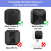 Picture of Wall Mount for Blink Outdoor 4th Gen and Blink Outdoor 3rd Gen, 4 Pack Weatherproof Protective Housing and 360 Degree Adjustable Mount with Sync Module 2 Mount (Blink Camera Not Included, White)