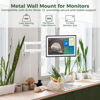 Picture of Full Motion Wall Mount for Echo Show 15, Monitor Wall Mounting Bracket for 15-28 Inch Monitors TVs, Swivel and Tilt 360 Rotate Wall Mount for Alexa Echo Show 15, Adjustable and Extendable