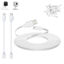 Picture of Smays 30 ft Power Cord Compatible with Blink Mini, Blink Mini 2 Camera, Long Flat Micro USB Extension Cable with USB C Adapter