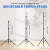 Picture of Tsolzdadi Backdrop Stand 10x6.5ft Adjustable Photo Backdrop Stand Kit with 6 Backdrop Clamps, Photography Background Support System Kit with Carry Bag for Photo Video Shooting, Parties, Wedding