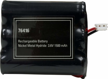 Picture of Power Gear Cordless Phone Battery, Rechargeable, Nickel Metal Hydride, 3.6V, 1500mAh, Fits Many Cordless Phone Models Including But Not Limited To Panasonic, Sony, Motorola, RCA, & More, Black, 76416