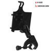 Picture of RAM MOUNTS EZ-Roll'r Cradle with Yoke Clamp Mount for Apple iPad mini 6 RAM-B-121-AP36U for Rails 0.625" to 1.25" in Diameter