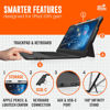 Picture of STM Goods Dux Keyboard Trackpad USB-C for iPad 10th, USB-C Connected Keyboard - Rugged, Rubberized Drop Protection - Integrated Trackpad, Storage for Apple Pencil Gen 1 or Logitech Crayon - Black