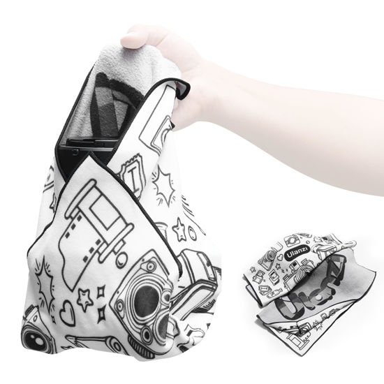 Picture of ULANZI Protective Wrap, Anti-scratch Lens Camera Wrap, Lens protector, Magic Self-Adhesive Cloth Protective Camera Wrapper for DSLR/Camera Lens/Phone/Accessories