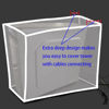 Picture of LU2000 CPU Dust Cover (8.2W x20D x16H), All Popular Size Available, Desktop Computer Mid-Tower [Antistatic, Waterproof] Jacket Protector, PC Case
