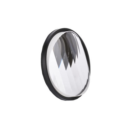 Picture of ZHENFU-MEI 77mm Linear Glass Prism Filter Repeated Color Images Glass Prism Special Effects Lens Filter Anamorphic Optical Glass for Camera DSLR Cinematice Video Photo