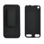 Picture of Seadream Black Rubberized Hard CASE + Belt Clip Holster Kickstand Combo for iPod Touch 5 5th 6 6th Generation