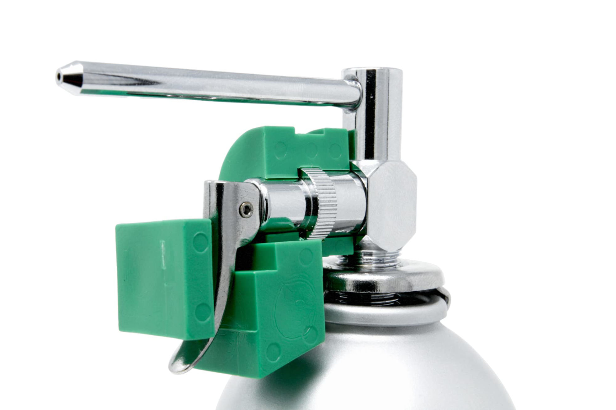 Canned Airlock Safety Tool For Falcon Dust-Off - Prevent Accidental Spray Trigger