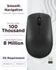 Picture of Lenovo 530 Wireless Mouse - Full Size Computer Mouse for PC, Laptop, Windows Computer - 2.4 GHz Nano USB Receiver - Ambidextrous Design - 12 Months Battery Life - Cordless