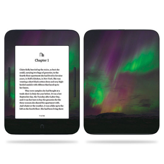 Picture of MightySkins Skin Compatible with Barnes & Noble Nook GlowLight 3 (2017) - Aurora Borealis | Protective, Durable, and Unique Vinyl Decal wrap Cover | Easy to Apply, Remove | Made in The USA