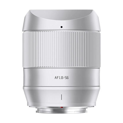 Picture of TTArtisan Auto Focus 56mm F1.8 Prime Lenses for APS-C Mirrorless Digital Camera (Silver, FX Mount)