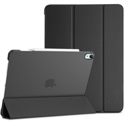 Picture of ProCase for iPad Air 13 Inch Case 2024 M2, 13" iPad Air Case 2024 Air M2 13 Cover, Slim Stand Translucent Hard Shell Back Folio iPad 13 Air Case, Auto Wake/Sleep -Black