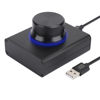 Picture of DROK USB Volume Knob, Big PC Computer Speaker Volume Control Audio External USB Volume Control Knob with 1-Key Mute Function Support Win7 8 10 XP Mac Vista Android, Black