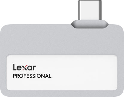 Picture of Lexar 2TB Professional Go Portable SSD, Supports Apple 4K 60fps ProRes, Up to 1050MB/s, USB 3.2 Gen 2, Rugged, IP65, Ultracompact, Compatible w/iPhone 15/16, External SSD (LSL400X002T-RNSNU)
