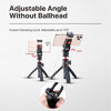 Picture of ULANZI ST-10 Phone Tripod Mount Aluminum Camera Hot Shoe 360 Rotation Phone Holder 2 Cold Shoe for Mic Light Stand Compatible with Canon Nikon Sony DSLR Cameras for DJI Ronin SC Gimbal Stabilizer