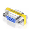 Picture of Kyper 15 Pin VGA Female to Female Adapter SVGA Coupler HD15 Mini Gender Changer VGA Cable Extender KVM (2)