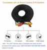 Picture of BNC Cable Video Power All-in-One Extension Cable 60FT CCTV Camera Wire with BNC RCA Connectors for Security Camera Systems, Black, CB60