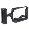 Picture of Camera Cage Compatible with Sony A6700 Compatible with DJI RS4Pro Stabilizer,Built-in Threaded Holes, Cold Shoe and Quick Release Plate (a6700 cage with Handle 1)