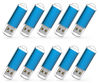 Picture of RAOYI 10 Pack 1GB 1G USB Flash Drive USB 2.0 Memory Stick Bulk Thumb Drive Pen Drive Blue