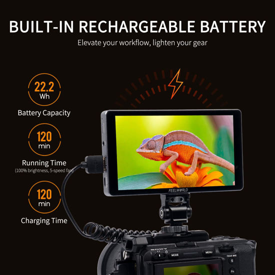 Feelworld P6XL 6 Monitor With Built in battery