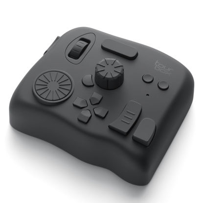 Picture of TourBox Elite, Bluetooth Controller for Video Photo Editing Color Grading, DaVinci Resolve Speed Editor, Lightroom Photoshop Premiere Final Cut Pro Illustrator After Effects Programmable Keyboard