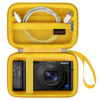Picture of Canboc Carrying Case for Sony RX100 VII/ RX100 VI/ RX100 V/ RX100 IV/ RX100 III Compact Digital Camera, Point and Shoot Vlogging Camera Bag, Zipper Mesh Pocket fits USB Cable, Batteries, Yellow