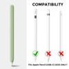 Picture of AhaStyle Silicone Case for Apple Pencil (USB-C) 2023 Ultra Thin Proteative Cover Skin Apple Pencil Sleeve Anti-Slip Grip Compatible with Apple Pencil USB C (Avocado Green)