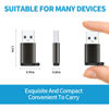 Picture of USB to USB C 3.0 Adapter 4 Pack, Type C to USB A Converter,USB-C Female to USB Male, Compatible for Apple MacBook Pro, Mac Book, iPad, iPhone 16 15 14 13 12 Pro Max Samsung Galaxy S20-S23 More Black