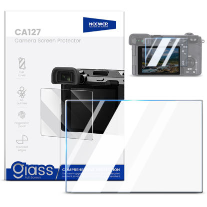 Picture of NEEWER 3" Camera Screen Protector, Ultra Slim 8H Hardness 2.5D Tempered Glass, 96% Light Transmission, Scratch & Fingerprint Resistant, Compatible with Sony ZV-E1, α7 IV, α7C II, α7C R, CA127