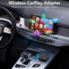 Picture of Wireless Carplay Adapter for iPhone 16 15 14 13,2024 Automatic iPhone Carplay Wireless Adapter Convert Factory Wired to Wireless Plug and Play Car Play Fits Cars from from 2016 & iOS 10+