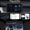 Picture of Wireless Carplay Adapter for iPhone 16 15 14 13,2024 Automatic iPhone Carplay Wireless Adapter Convert Factory Wired to Wireless Plug and Play Car Play Fits Cars from from 2016 & iOS 10+