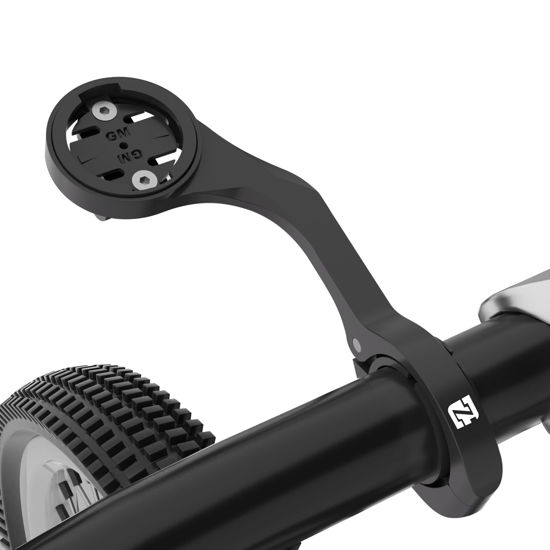 Picture of Bike Computer Mount for Garmin,Bike GPS Computer Mount,Out Front Bike Mount for Riders,Cycling Computer Mount for 25.6mm & 31.8mm Bike Handlebars,Cycling Mount with Adapter Work for Bike Computers