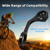 Picture of Bike Computer Mount for Garmin,Bike GPS Computer Mount,Out Front Bike Mount for Riders,Cycling Computer Mount for 25.6mm & 31.8mm Bike Handlebars,Cycling Mount with Adapter Work for Bike Computers