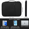Picture of Arvok 9-11 Inch Tablet Sleeve Bag for New 11" iPad Pro M4/iPad Air M2 2024, iPad 10.9" (10th Gen), iPad Pro 11" 4/3/2, iPad Air 5/4/3 10.9"/10.5", Water-Resistant Tablet Carrying Case, Black