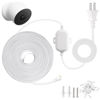 Picture of 30FT/9.1m Power Cable for Google Nest Cam(Battery) - 2nd Generation, Weatherproof Charge Cable, Flat Power Cord Provides Continuous and Stable Power Supply