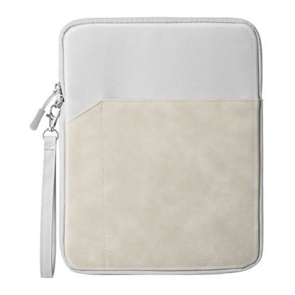 Picture of TiMOVO 9-11 Inch Tablet Sleeve Carrying Case for iPad 10th Generation 2022, iPad Pro 11 2022-2018, iPad Air 5/4 10.9, iPad 10.2, Galaxy Tab S9/S8/A8/A7 2023, Protective Bag with Pocket, Light Gray