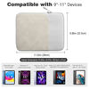 Picture of TiMOVO 9-11 Inch Tablet Sleeve Carrying Case for iPad 10th Generation 2022, iPad Pro 11 2022-2018, iPad Air 5/4 10.9, iPad 10.2, Galaxy Tab S9/S8/A8/A7 2023, Protective Bag with Pocket, Light Gray