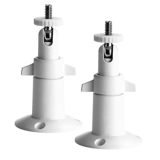 Picture of 2Pack Security Wall Mount Bracket for Ring Stick Up Cam & Ring Indoor Cam(1st Gen), Adjustable Security Camera Universal Mounting Bracket, Perfect View Angle for Ring Surveillance Camera System,White