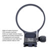 Picture of iShoot Metal Lens Collar Tripod Mount Ring Compatible with Canon RF 135mm f/1.8 L IS USM & Arca Fit Stabilizer, Lens Support Holder Bracket Bottom is Arca-Swiss Fit Quick Release Plate Dovetail Groove
