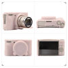 Picture of SZHSYJY Camera Case for Canon PowerShot SX740/ SX730 Digital Camera,Soft Silicone Protective Bag Removable Lens Cover,Anti-Scratch Slim Fit Lightweight Protective Case. (Jelly Pink)