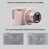 Picture of SZHSYJY Camera Case for Canon PowerShot SX740/ SX730 Digital Camera,Soft Silicone Protective Bag Removable Lens Cover,Anti-Scratch Slim Fit Lightweight Protective Case. (Jelly Pink)