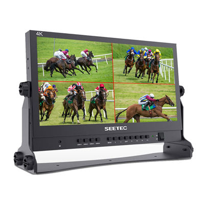 Picture of SEETEC ATEM156 15.6" IPS Live Streaming Broadcast Director Monitor with 1920×1080 Pixels 4 HDMI Input Output Quad Split Display for ATEM Mini Video Switcher Mixer Pro Studio Television Production