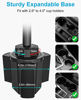 Picture of GDZN Cup Holder Car Tablet Mount for Truck, [Sturdy 2-Section Metal Arm] Car Cup Tablet Holder, Adjustable Vehicle/Pickup Truck Tablet Cup Mount for iPad Pro 11 12.9, Galaxy Tab, Fire, 4-13'' Devices