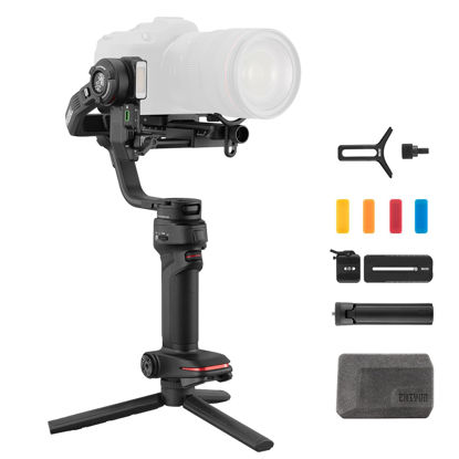 Picture of ZHIYUN Weebill 3 [Official] 3-Axis Camera Gimbal Stabilizer for DSLR and Mirrorless Camera, Nikon Sony Panasonic Canon Fujifilm BMPCC 6K, Fill Light & Mic Integration, PD Fast Charge