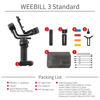 Picture of ZHIYUN Weebill 3 [Official] 3-Axis Camera Gimbal Stabilizer for DSLR and Mirrorless Camera, Nikon Sony Panasonic Canon Fujifilm BMPCC 6K, Fill Light & Mic Integration, PD Fast Charge