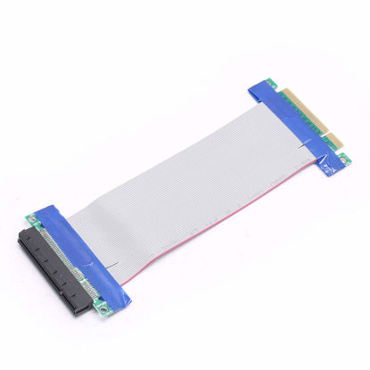 Picture of DEVMO PCI-Express 8X Riser Cable Premium PCI-E Port Extension Extender Card 19CM