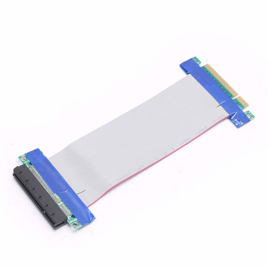 Picture of DEVMO PCI-Express 8X Riser Cable Premium PCI-E Port Extension Extender Card 19CM
