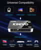 Picture of Kinivo HDMI Switch with Audio Extractor 560BNT (5 in 1 Out Hub, Toslink Optical Audio Port, SPDIF, 4K 60Hz Switcher, 18Gbps, IR Remote) - Compatible with Gaming Console, Cable TV, PC, Dolby Digital